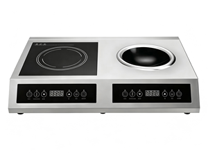 Table de cuisson à induction commerciale double brûleur 3500W, robuste, plate et concave, étanche, pour cuisine, support OEM/ODM. Comme - Product Image 1