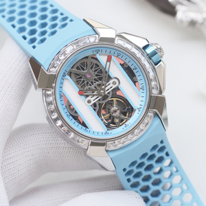 Luxury Mechanical <strong>Watch</strong> for Men Diamond Bezel <strong>Skeleton</strong> Functional Dial Sports <strong>Watch</strong> with Box - Product Image 2