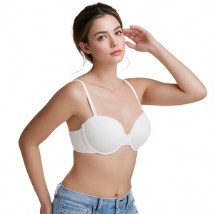 CAMPIONE GRATUITO <span class=keywords><strong>Reggiseno</strong></span> <span class=keywords><strong>Senza</strong></span> <span class=keywords><strong>Spalline</strong></span> da Donna, Vestibilità Aderente per un Finitura Elegante e Supporto Superiore per una Silhouette Alla Moda - Product Image 3