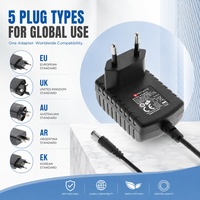 Adaptateur secteur AC/DC 9V 1A avec prise EU, alimentation murale 9W pour enceintes
