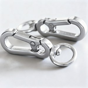 Federhaken mit Öse, Neuartige Haken, Display-Schnapphaken, Häkelnadel-Set, Messing-Drehgelenk-Hardware-Haken, Clips, Hundehaken, Handtaschenhaken A3 - Product Image 4