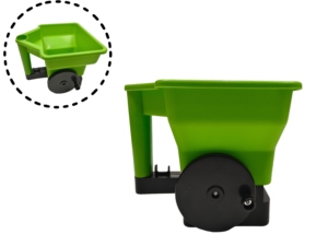 Palmare manuale durevole spargitore di sale di semi di fiori giardino 3L piccolo fertilizzante di letame per lavoro di semina all'aperto - Product Image 5