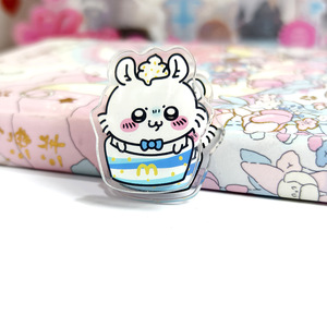 जियका वामीमेन संग्रह रचनात्मक कार्टून पारदर्शी ऐक्रेलिक पीपी नोट टेस्ट पेपर क्लिप क्रिसमस प्लास्टिक सामग्री की दुकान क्लिप - Product Image 3