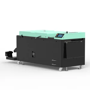 Printer dtf format besar 60cm, dengan pengocok bubuk 24 inci mesin pengocok bubuk dtf