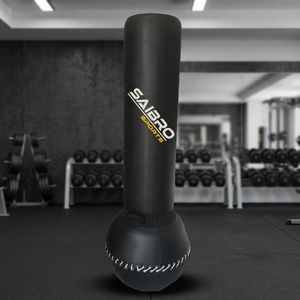 Best Selling Custom Free Standing Heavy Duty Punching Bag Synthetic Cowhide PU Leather Cotton Reinforced for Boxing Training - Product Image 3