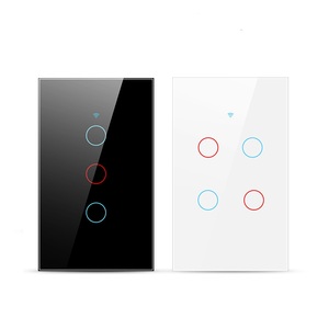 Interruptor Táctil Inteligente Wifi+RF433 Tuya, Sin Necesidad de Cable Neutro, Control de Luz de 1/2/3/4 Gang, 220V, Control Remoto, Brasil - Product Image 1