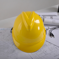 Casque de sécurité ABS rouge à meilleure structure optimale CE EN 397 Casque de sécurité compressif pour les travailleurs de l'industrie de la construction
