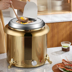 Calentador de Sopa Eléctrico de Acero Inoxidable de 13L, Control Digital Inteligente, Modo Eco, Gran Capacidad, Cubo Calentador de Alimentos <span class=keywords><strong>para</strong></span> Buffet - Product Image 5