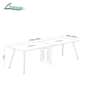 Conjunto de Mesa de Reuniones Modular Extensible Comercial Moderna de Guangdong y Silla de Oficina - Product Image 4