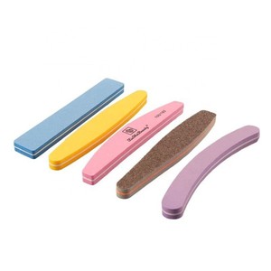Factory Supply Double Sided Manicure Pedicure Custom Design Flexible Reusable Nail File Buffer Emery Board