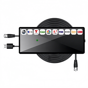 Antena de <span class=keywords><strong>TV</strong></span> Digital HD para Interiores DTMB con <span class=keywords><strong>Amplificador</strong></span> de <span class=keywords><strong>Señal</strong></span>, Compatible con UHF/VHF, 5m, Plástico, Hecho en China, Tipo de Montaje: Sin Montaje - Product Image 1