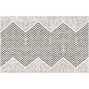 EIFFEL HOME Alfombra de estilo nórdico con rayas en tonos grises, poliéster, impermeable, lavable, para sala de estar, dormitorio, estudio - Product Image 3