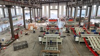 Lini Produksi Pengupasan Veneer Kayu dengan Gearbox Otomatis yang Dikendalikan PLC untuk Mesin Kayu Lapis