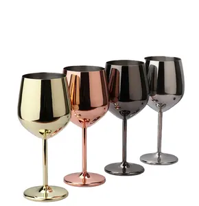 Calice in acciaio inossidabile da 500ml bicchiere da Champagne bicchiere da vino bicchiere da Cocktail bicchiere da vino in metallo creativo per ristorante Bar