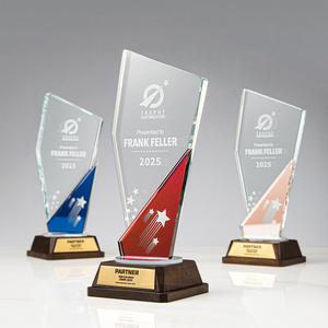 جائزة كريستال شفافة فريدة من نوعها لفعاليات الحرم الجامعي/تكريم المعلمين/جوائز تقدم الموظفين، مطبوعة بالأشعة فوق البنفسجية - Product Image 3