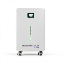 Batterie LiFePO4 compacte 16,08 kWh 314 Ah, murale 0,08 m avec roues, communication CAN, relocalisation facile par une seule personne, usage domestique