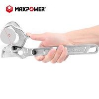 Clé à pipe auto-ajustable Maxpower à tête pivotante à 180 degrés, réglable à une main