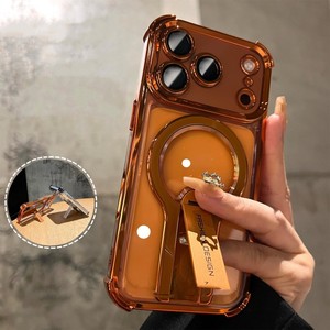 Senyork invisible holder transparent magnetic <b>charging</b> phone <b>case</b> for iPhone 11 promax 12 13 17Air four corner shockproof cover - Product Image 5