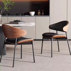 Lujosas Sillas de Comedor Nórdicas Modernas de Cuero para Mesas de Comedor Modernas para Salas de Estar, Oficinas en Casa y Cocinas - Product Image 3