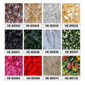 Rouleau de décoration murale en fleurs roses en soie artificielle 3D, écologique, réutilisable, pour mariage, maison, salon, Valar - Product Image 5