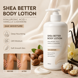 Lait Corporel Hydratant Apaisant Shea Better à l'Acide Hyaluronique et Vanille Cachemire, Hydratation 24h - Product Image 1