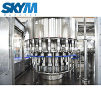 Ligne complète de production automatique de bouteilles en plastique PET d'eau minérale potable pure Machine de remplissage de bouteilles d'eau