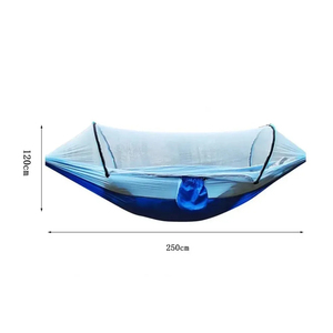 <span class=keywords><strong>Hamac</strong></span> <span class=keywords><strong>de</strong></span> camping <span class=keywords><strong>en</strong></span> plein air avec moustiquaire, léger, <span class=keywords><strong>en</strong></span> tissu parachute haute résistance, hamacs suspendus - Product Image 2