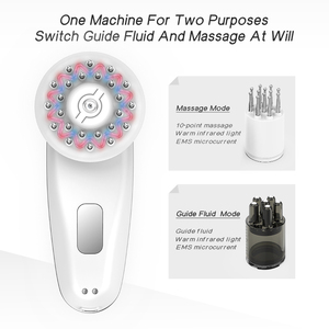 Meiboyi sisir Salon kecantikan genggam elektrik, sisir pijat kulit kepala dengan aplikator minyak getaran rileks tren 2025 - Product Image 4