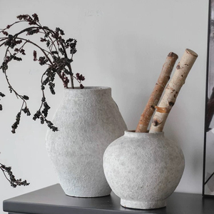 आर्ट होम टेबल डेकोर देहाती प्राचीन शैली रेट्रो वेस मिट्टी टेराकोटा वैस मिट्टी टेराकोटा वैस - Product Image 3