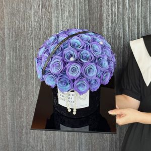 Infinity Rose Box <strong>Eternal</strong> Everlasting Preserved Roses Real Touch Flowers Long Lasting 3-5 Years Mother's Day Day - Product Image 3