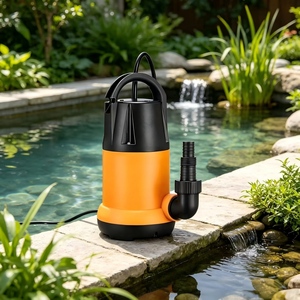 Bomba Sumergible de Alto Flujo 4000GPH, Bomba Eléctrica de Transferencia de Agua de 1.5HP, Funcionamiento Silencioso, Bomba de Sumidero con <span class=keywords><strong>Kit</strong></span> de Manguera de Descarga de 25 pies - Product Image 1