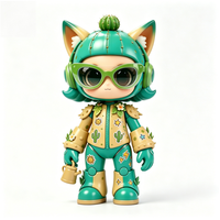 Figurine articulée personnalisée OEM en forme de chat cactus avec emballage sur mesure – Service de personnalisation direct usine en Chine
