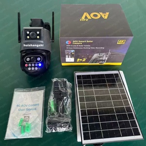 Hieasy Dual Lens 4G Solar <b>Security</b> Wireless IP Cameras <b>4K</b> WiFi PTZ PIR Detection Human Auto Tracking Network CCTV <b>Camera</b> Outdoor - Product Image 2