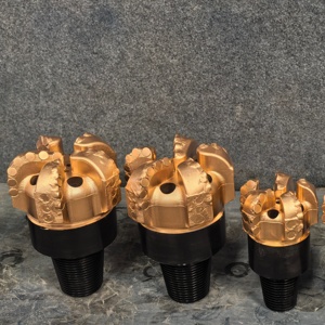 Foret diamanté PDC de 4 1/2 " et 6 1/2 " pour roche dure, <span class=keywords><strong>cartouche</strong></span> en carbure forgé, outil de forage géologique et minier HDD - Product Image 3