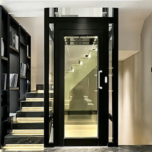 <span class=keywords><strong>Ascenseur</strong></span> de luxe léger à cadre carré pour villas miniatures, du 2ème au 3ème étage, avec moteur de traction sans engrenages - Product Image 2