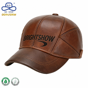 <span class=keywords><strong>Gorras</strong></span> de Béisbol de Cuero PU Genuino Vintage de <span class=keywords><strong>Invierno</strong></span> de Primera Calidad OEM ODM para <span class=keywords><strong>Hombre</strong></span> con Cierre de Hebilla Metálica para Viajes al Aire Libre - Product Image 1