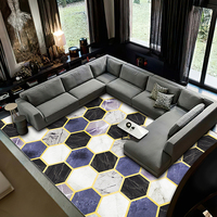 Tapis en velours et fleurs de glace 3d, moquette de salon, nouveau design 2021