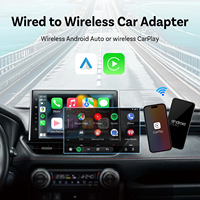 Mini adaptateur Carplay sans fil pour iPhone Android Plug and Play faible latence convertir filaire en dongle CarPlay sans fil pour voitures
