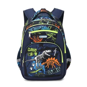 New Fashion Designer Dinosaur Cartoon Waterproof Boys Schoolbag Children Backpacks Primary Schoolbag Kids School Bag
