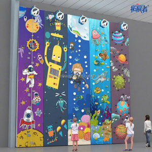 Mur d'escalade intérieur pour enfants certifié CE – <span class=keywords><strong>Centre</strong></span> de divertissement pour aire de jeux et équipement de terrain de jeu - Product Image 3