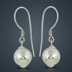 Stylish 925 Silver Fashion Hoop <b>Earrings</b> Plain Silver <b>Hook</b> Jewelry - Product Image 1