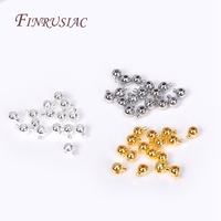 Composants de fabrication de bijoux à bricoler soi-même plaqués or 18 carats perles à sertir et bracelets d'extrémité pour lampes et laçage de bijoux