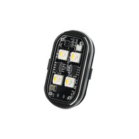 Wiederaufladbare 4 LED Kabellose Fernbedienung RGB Motorrad Elektrofahrrad Flugzeug-Stil LED Stroboskop-Licht Auto Frontblitzlicht