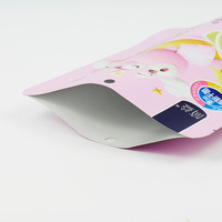 Sachet Doypack thermoscellable refermable avec fermeture éclair et trou de suspension, impression personnalisée pour bonbons, chips, emballage alimentaire en plastique BOPP
