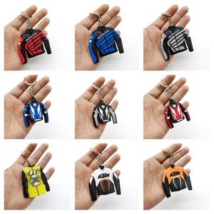 Porte-clés moto personnalisé en PVC souple 3D, porte-clés moto en caoutchouc personnalisé, vente en gros directe usine - Product Image 2