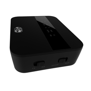 Émetteur <span class=keywords><strong>Bluetooth</strong></span> 5.0 I2 Plus pour TV avec contrôle du volume, adaptateur audio <span class=keywords><strong>AptX</strong></span> à faible latence pour 2 casques, optique, AUX, RCA - Product Image 4