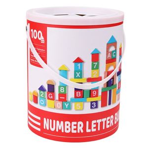 Kids Skill Stacking Numbers Alphabets <b>Block</b> Toys Environmentally Wooden <b>Building</b> <b>Blocks</b> for Toddlers - Product Image 6