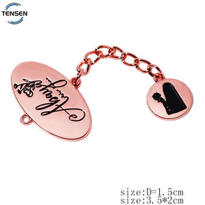 Hijab impermeable, Túnica, etiquetas colgantes <span class=keywords><strong>de</strong></span> Metal, diseñador personalizado, etiqueta <span class=keywords><strong>de</strong></span> letra esmaltada, Bikini <span class=keywords><strong>de</strong></span> oro rosa, logotipo <span class=keywords><strong>de</strong></span> <span class=keywords><strong>marca</strong></span> <span class=keywords><strong>de</strong></span> Metal, accesorio <span class=keywords><strong>de</strong></span> insignia - Product Image 2