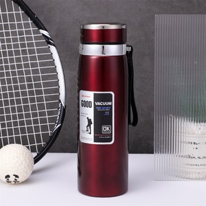 Bouteille d'eau en acier inoxydable 304, conservation au froid, pour les voyages en plein air des hommes, gourde de montagne, tasse isolée portable 600 ml/800 ml - Product Image 5