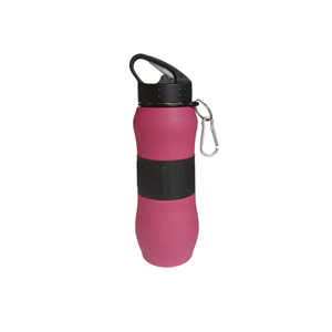Stainless Steel Vacuum Insulated Leak-Proof 750ml Collapsible Portable Outdoor <b>Sports</b> & Fitness <b>Water</b> <b>Bottle</b> with Lid Handgrip - Product Image 2